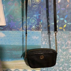 Michael Kors black mini crossbody bag